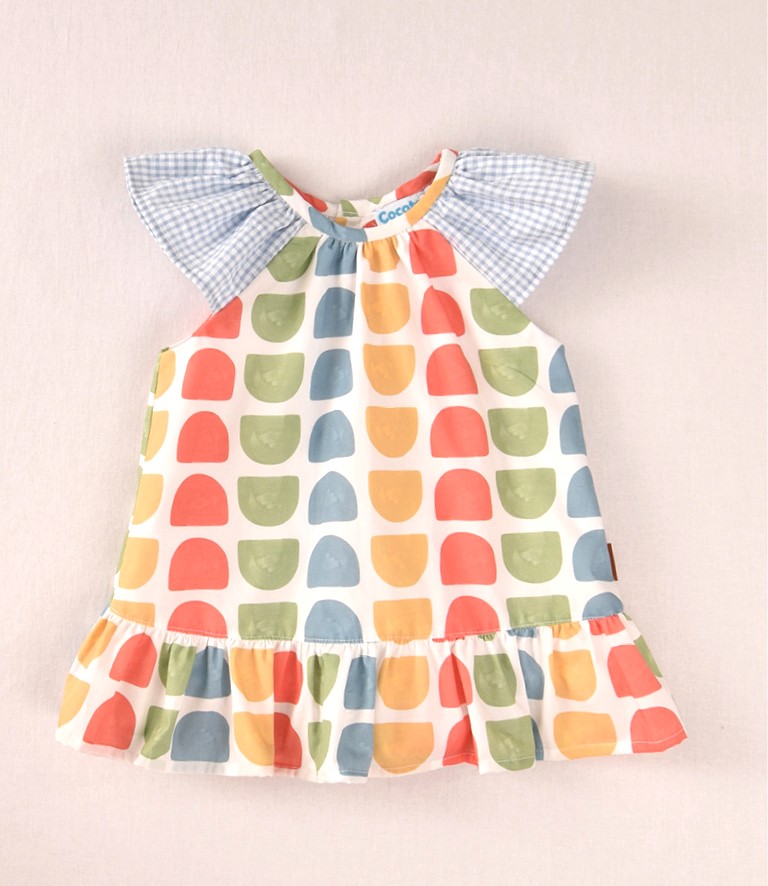 VESTIDO BROCHAS - COCOTE