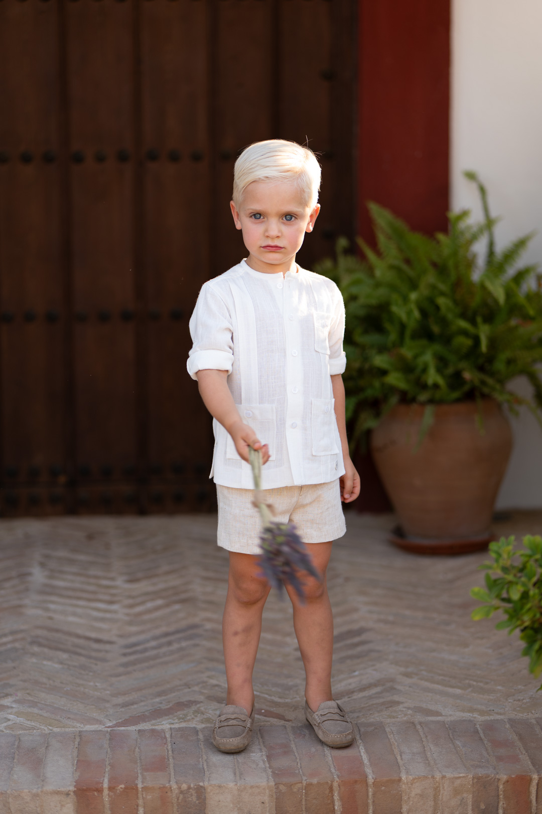 LOOKS LISO INFANTIL (CAMISA + PANTALON) - JOSE VARON
