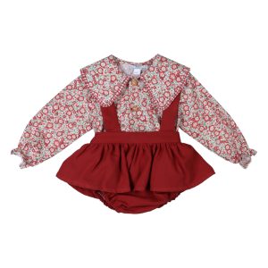 CONJUNTO FLORAL (BLUSA + RANITA) - POPYS