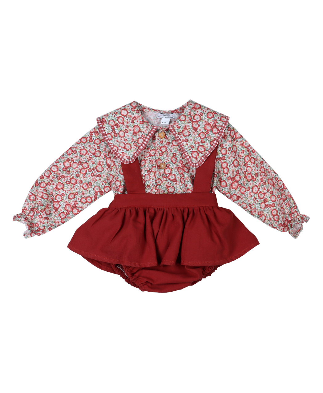 CONJUNTO FLORAL (BLUSA + RANITA) - POPYS