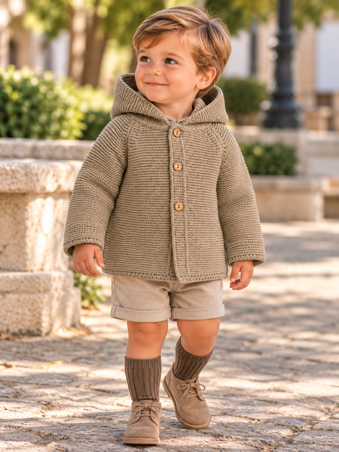 TRENCA DE PUNTO CAMEL UNISEX